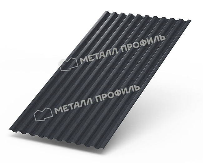 Фото: Профнастил С21 х 1000 - A (Steelmatt-20-7024-0.4±0.08мм) в Дедовске