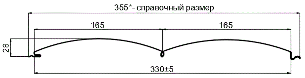 Фото: Сайдинг Woodstock-28х330 (ECOSTEEL_T-12-Золотой Орех-0.45) в Дедовске