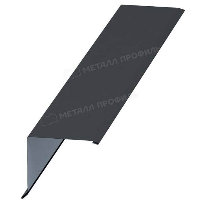 Фото: Планка торцевая 135х145х2000 (VALORI-20-Grey-0.5) в 