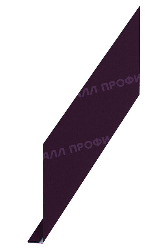 Фото: Планка карнизного свеса 250х50х3000 (VALORI-20-Violet-0.5) в Дедовске