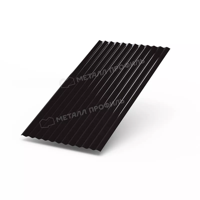 Фото: Профнастил МП18 х 1100 - B (VALORI-20-DarkBrown-0.5) в Дедовске