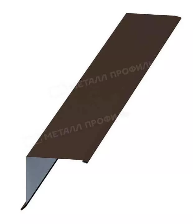 Фото: Планка торцевая 95х120х2000 (Steelmatt-20-8017-0.4) в Дедовске