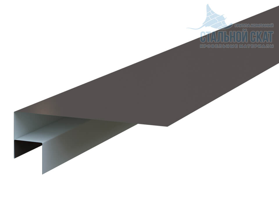 Планка откоса сложная FASTCLICK 175х34х3000 (VALORI-20-OxiBеige-0.5)