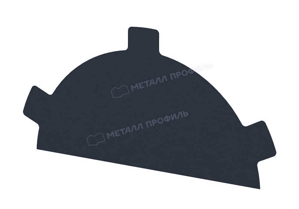 Заглушка конька круглого простая (VikingMP E-20-7016-0.5)