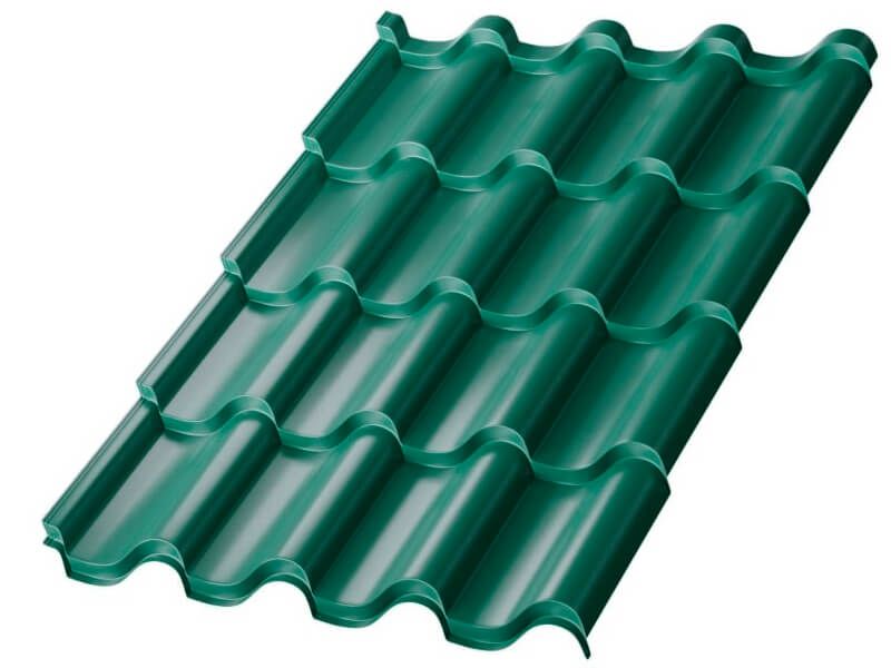 Металлочерепица МП Монтерроса-S (PURMAN-20-6005-0.5)