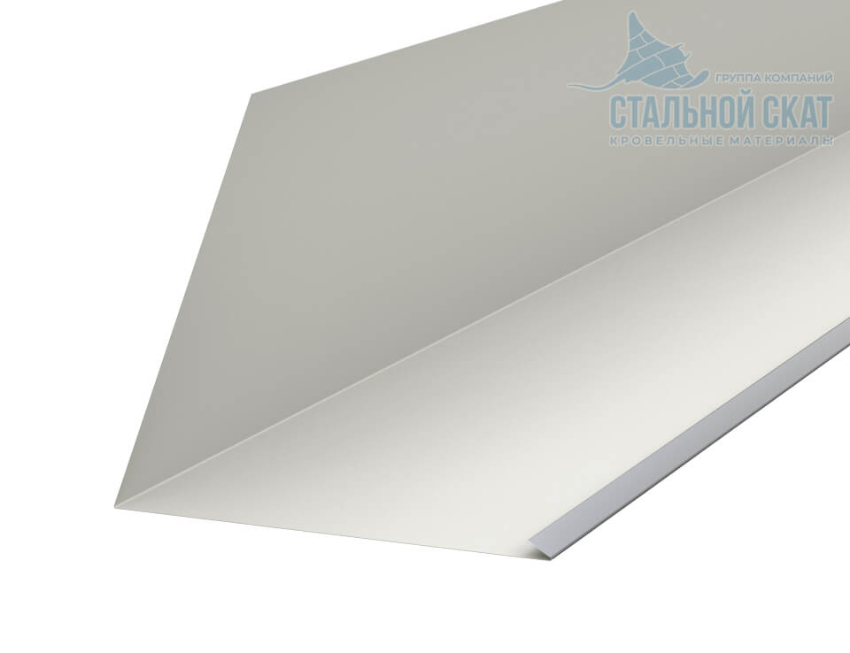 Планка примыкания верхняя к трубе FASTCLICK 250х240х2000 NormanMP (ПЭ-01-9002-0.5)