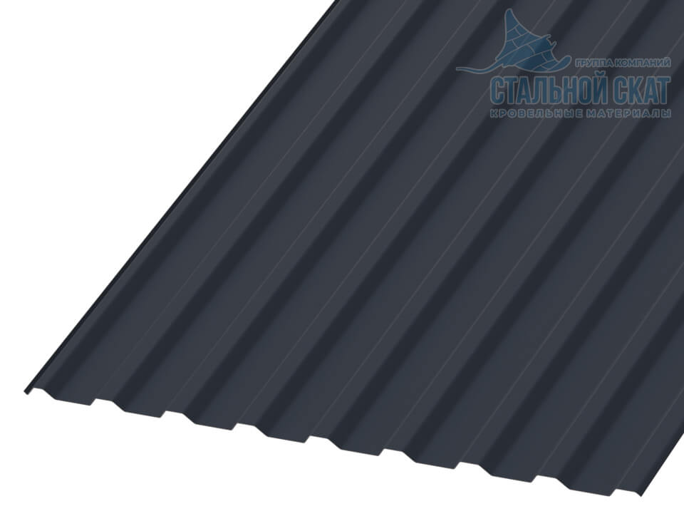Профнастил МП20 х 1100 - R (VikingMP E-20-7016-0.5)