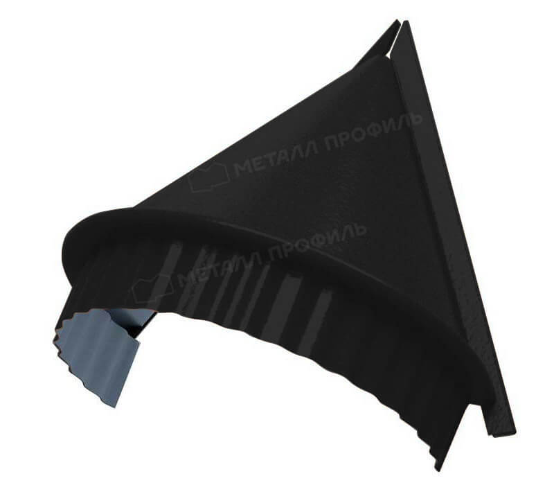 Заглушка конька круглого конусная (PURMAN-20-9005-0.5)